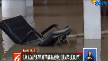 Kantor Pemerintahan Terendam Banjir, Bupati Maros Enggan Ngantor - Liputan 6 Siang 
