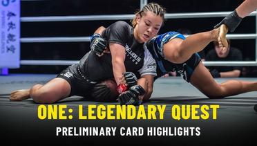 ONE: LEGENDARY QUEST Prelims | ONE Highlights