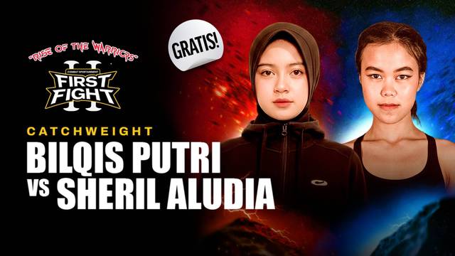 Bilqis Putri Robbiyalloh vs Sheril Aludia - Catchweight Boxing - Full Match | First Fight Volume 2