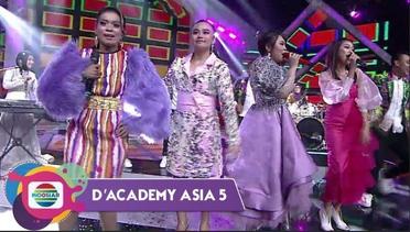 SERU!!Arindi-Desi Iringi Selfi LIDA, Puput LIDA, Sheyla LIDA & Aulia DA "Dmdm" - D'Academy Asia 5