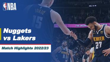 Match Highlights | Game 2 : Denver Nuggets vs Los Angeles Lakers | NBA Playoffs 2022/23