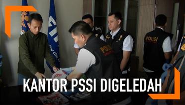 Detik-Detik Polisi Geledah Kantor PSSI