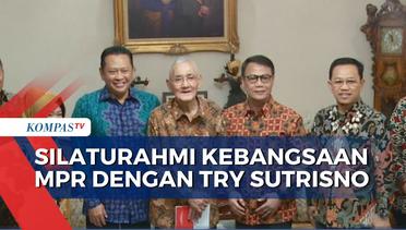 Pimpinan MPR Bersilaturahmi ke Kediaman Wakil Presiden RI ke-6 Try Sutrisno