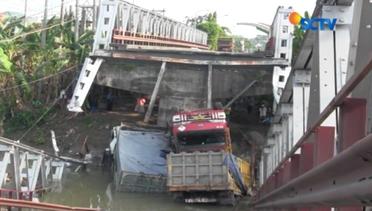 Jembatan Widang Ambruk, 3 Truk Terperosok Belum Dievakuasi - Liputan6 Siang