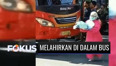 Wanita Melahirkan di Dalam Bus, Ibu dan Bayi Kondisinya Selamat
