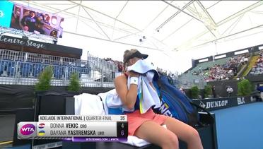 Match Highlight | Dayana Yastremska 2 vs 0 Donna Vekic | WTA Adelaide International 2020