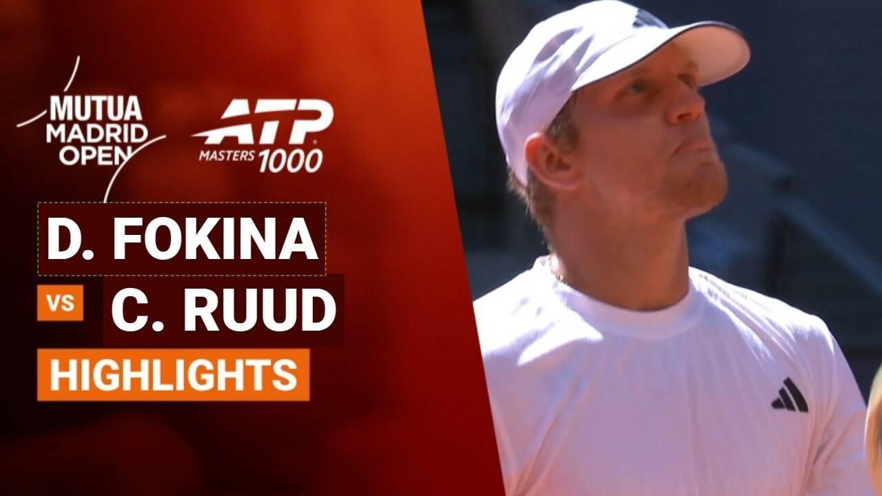 Alejandro Davidovich Fokina vs Casper Ruud - Round 3 (Manolo Santana Stadium) | ATP 1000: Mutua Madrid Open 2026