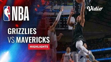 Memphis Grizzlies vs Dallas Mavericks - Highlights | NBA Regular Season 2023/24