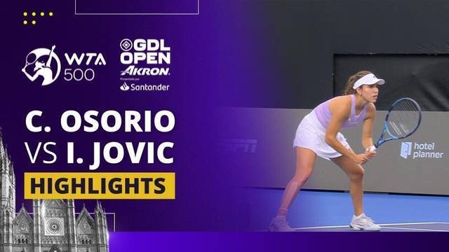 Camila Osorio vs Iva Jovic - Highlights | WTA 500 Guadalajara Open Akron 2025