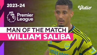Aksi Man of the Match: William Saliba  | Man United vs Arsenal | Premier League 2023/24