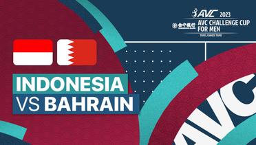 Full Match | Indonesia vs Bahrain | AVC Challenge Cup for Men 2023
