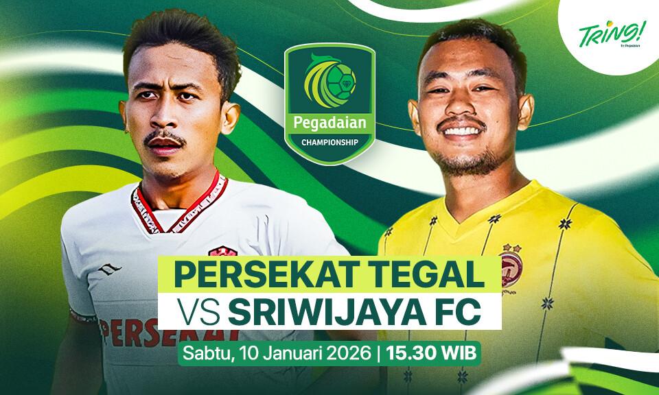 Persekat Tegal vs Sriwijaya FC