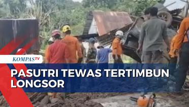 Tim SAR Temukan Pasutri Tewas Tertimbun Longsor di Kabupaten Agam