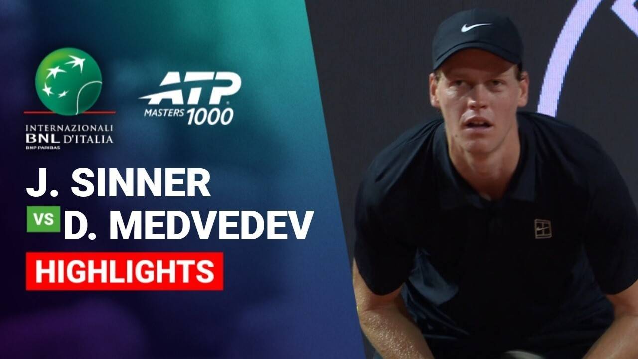 Jannik Sinner vs Daniil Medvedev - Singles Semifinals | ATP 1000: Internazionali BNL d'Italia 2026