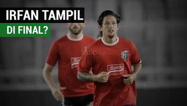 Kembali Latihan, Irfan Bachdim Tampil di Final Piala Presiden 2018?