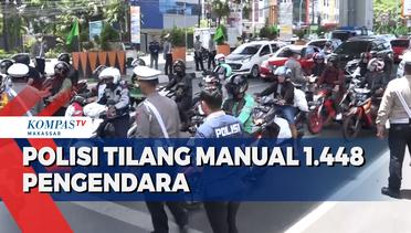 Polisi tilang manual 1.448 pengendara