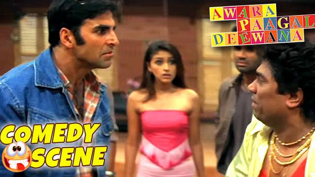 Johnny Lever Funny Scene | Comedy Scene | Awara Paagal Deewana | Hindi Film  Full Movie | Vidio