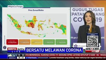Reisa Paparkan Perkembangan Zonasi Risiko Corona Per Kabupaten dan Kota