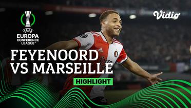 Highlight - Feyenoord vs Marseille | UEFA Europa Conference League 2021/2022
