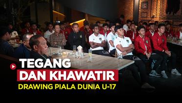 Ekspresi Tegang dan Gugup Pelatih Bima Sakti dan Timnas Indonesia U-17