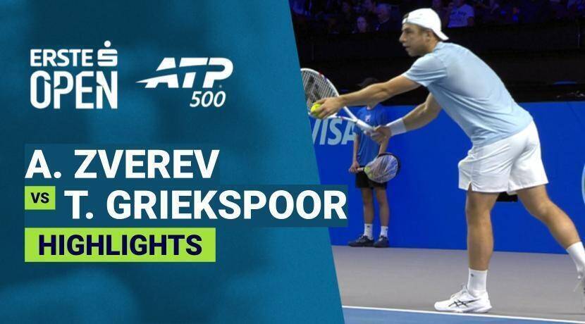 Alexander Zverev vs Tallon Griekspoor - Round 2 | ATP 500: Erste Bank Open 2026