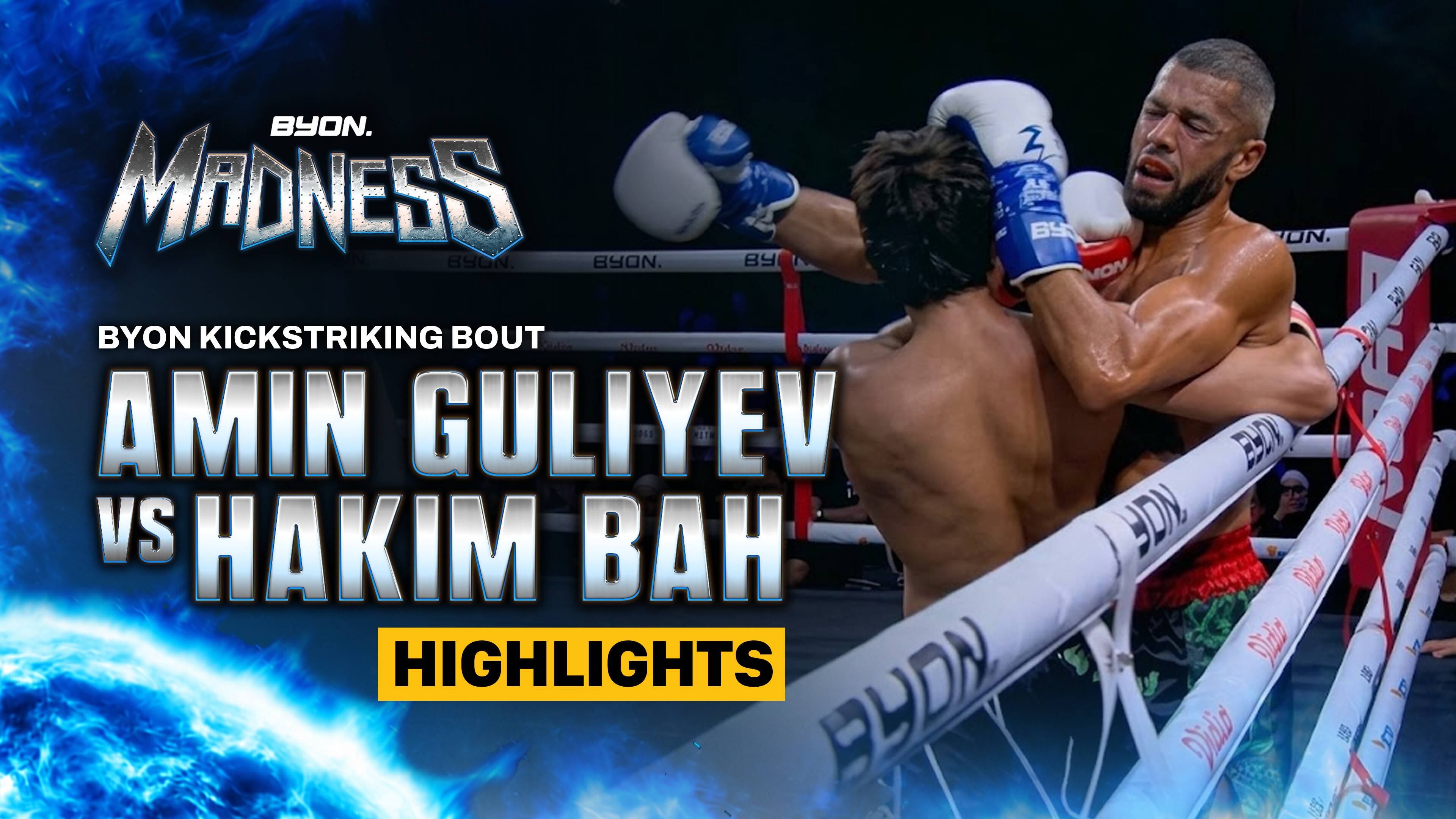 Amin Guliyev vs Hakim Bah - UCC Kickstriking Bout - BYON Madness 5