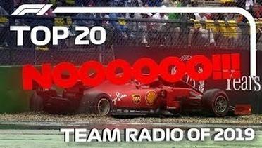 Top 20 F1 Team Radio Clips of 2019