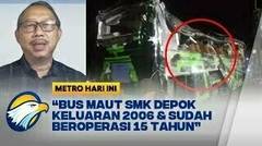 Terkuak! Bus Maut SMK Depok Ternyata Keluaran 2006 & Sudah Beroperasi 15 Tahun