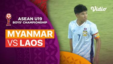 Myanmar vs Laos - Mini Match | ASEAN U19 Boys Championship 2024