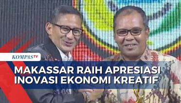 Kota Makassar Raih Apresiasi Inovasi Ekonomi Kreatif dari KompasTV