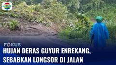 Hujan Deras Guyur Enrekang, Jalan Trans Sulawesi Putus Diterjang Longsor | Fokus