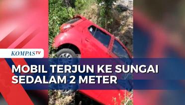 Kronologi Mobil Terjun ke Sungai di Klaten, 1 Orang Terluka