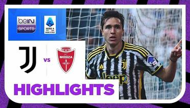Juventus vs Monza - Highlights | Serie A 2023/24