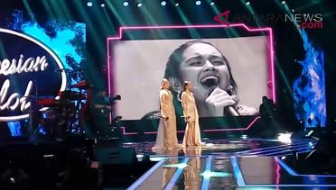ANTARANEWS - Penampilan Lyodra dan Tiara di Result & Reunion Show Indonesian Idol X