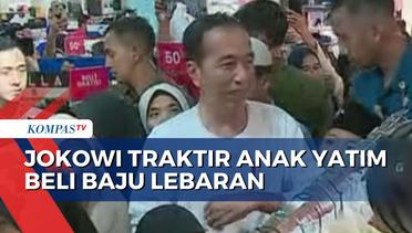 Presiden Jokowi Traktir Anak Yatim Beli Baju Lebaran di Mal Jakarta Pusat