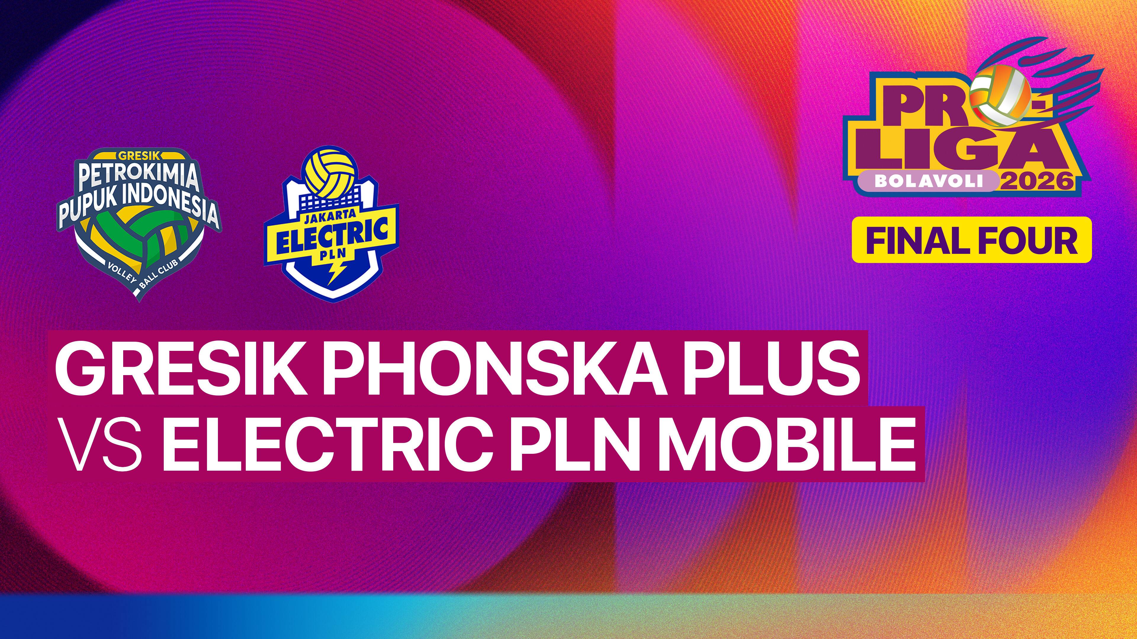 Gresik Petrokimia Pupuk Indonesia vs Jakarta Electric PLN