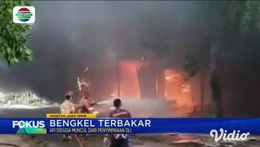 Kebakaran Bengkel Di Magetan