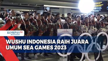 Enam Perak dan Dua Perunggu, Wushu Indonesia Raih Juara Umum SEA Games 2023