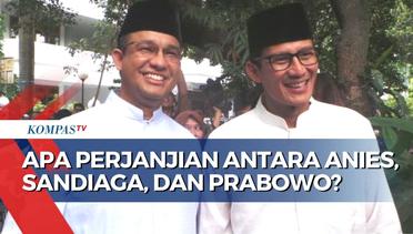 Ungkit Dukungan untuk Prabowo, Sandi: Kami Bertiga Menandatangani Perjanjian Tersebut