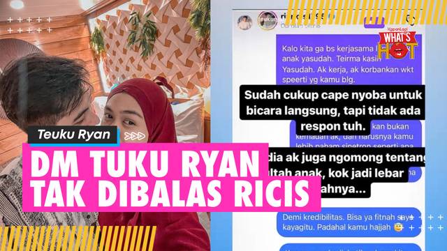 Teuku Ryan Ternyata Pernah DM Ria Ricis Soal Isu Peluk Cewek Lain, Tak Dibalas Mantan Istri