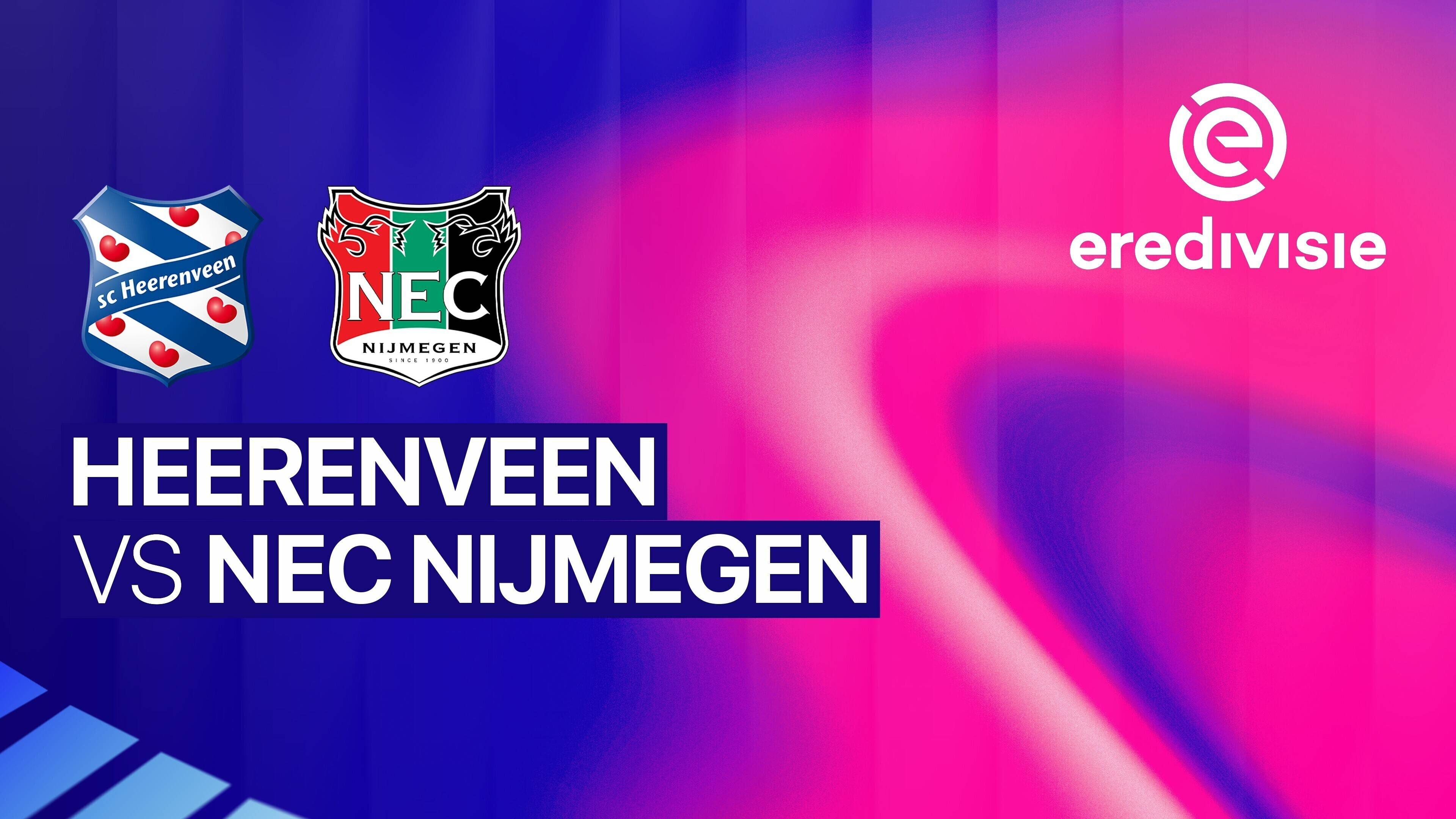Heerenveen vs NEC Nijmegen