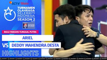 Ariel VS Desta | Highlights Tenis Meja Tunggal Putra | Turnamen Olahraga Selebriti Indonesia Season 2