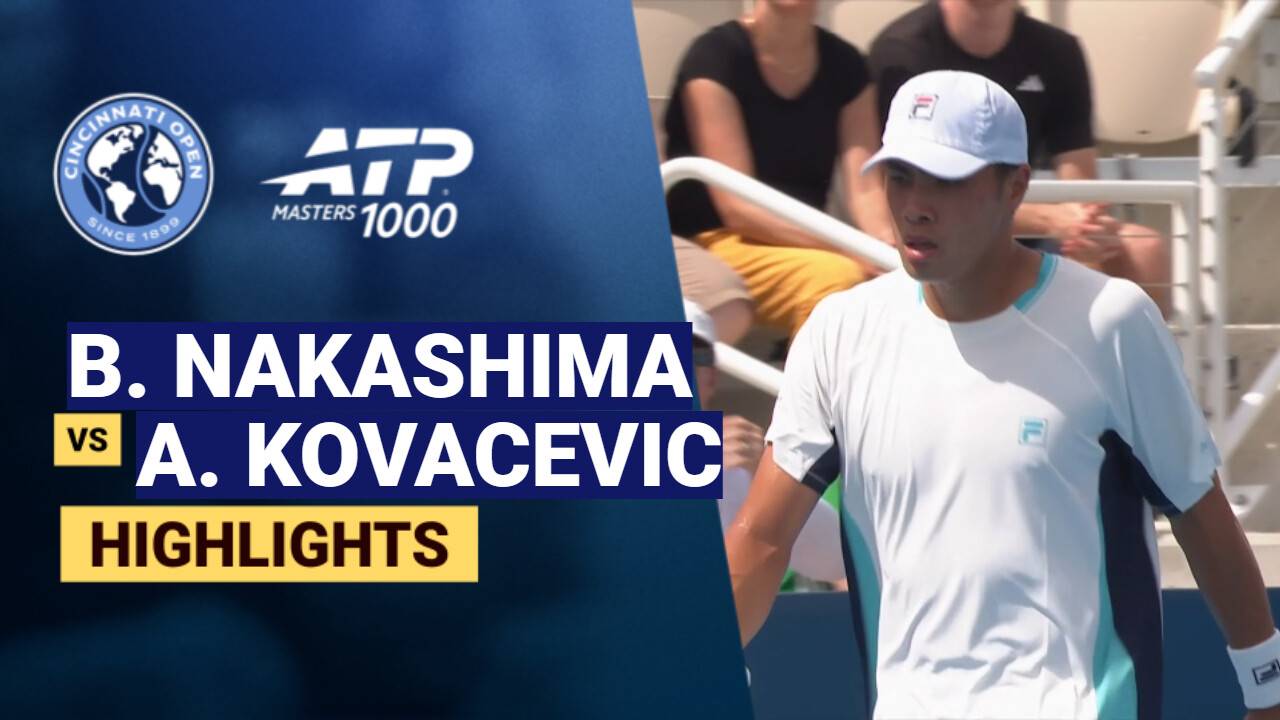 Brandon Nakashima vs Aleksandar Kovacevic - Round 2 (Champions Court) | ATP 1000: Cincinnati Open 2026