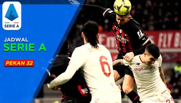Jadwal Liga Italia Pekan 32, Duel Panas Papan Atas AS Roma vs AC Milan