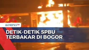 SPBU di Bogor Terbakar saat Tangki Pendam Diisi BBM