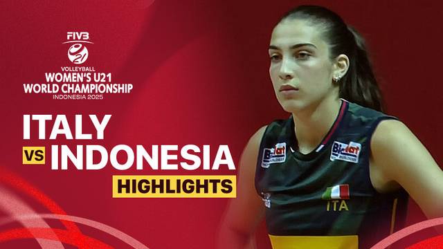 Italy vs Indonesia - Highlight | FIVB Women's U21 World Championship 2025