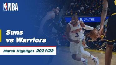 Match Highlight | Phoenix Suns vs Golden State Warriors | NBA Regular Season 2021/22