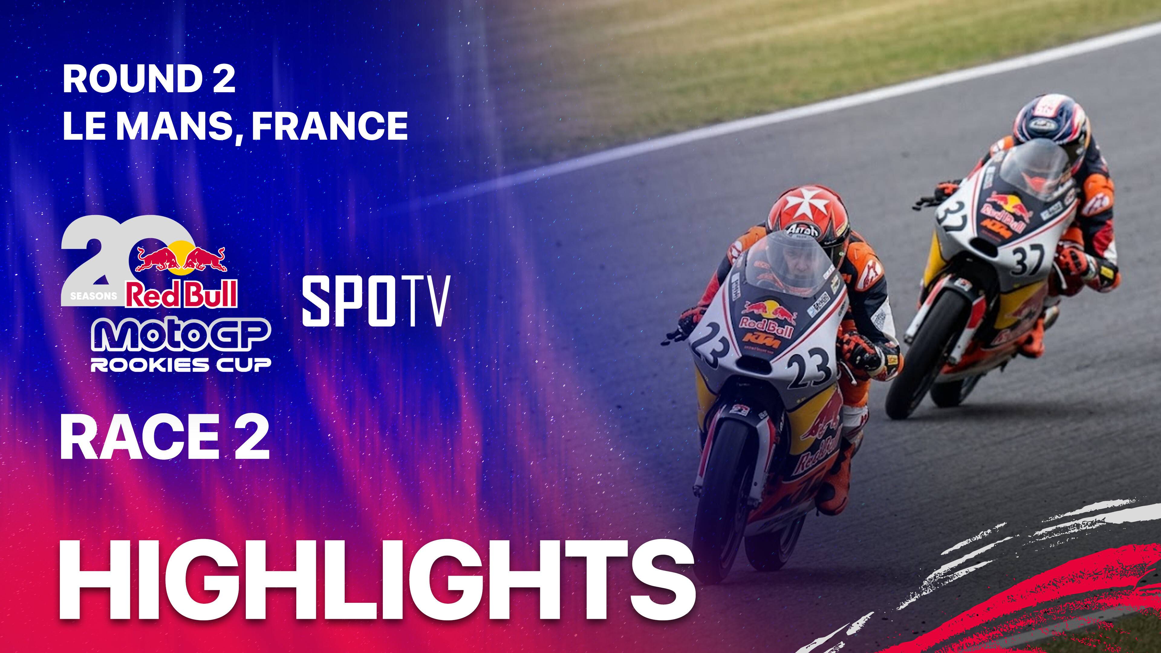 Race 2 - Red Bull MotoGP Rookies Cup 2026 Round 2: Le Mans