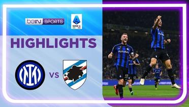 Match Highlights | Inter vs Sampdoria | Serie A 2022/2023