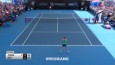 Match Highlight | Madison Keys 2 vs 0 Samantha Stosur | WTA Brisbane International 2020
